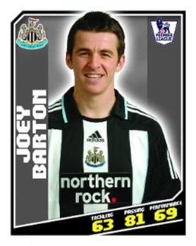 2008-09 Topps Premier League Sticker Collection #323 Joey Barton Front