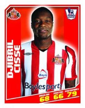 2008-09 Topps Premier League Sticker Collection #396 Djibril Cisse Front