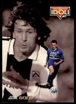 1993 Score Gold Calcio #286 Eugenio Corini / Zico Front
