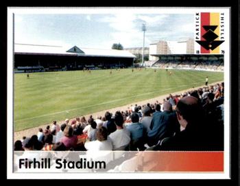 2003-04 Panini Scottish Premier League #13 Firhill Stadium Front