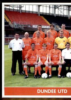 2003-04 Panini Scottish Premier League #109 Dundee United Team Group Front