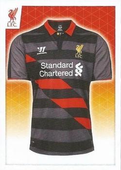 2009-10 Liverpool F.C. Official Sticker Collection #6 Home Kit Front