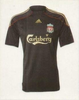 2009-10 Liverpool F.C. Official Sticker Collection #7 Away Kit Front