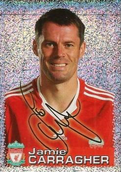 2009-10 Liverpool F.C. Official Sticker Collection #111 Jamie Carragher Front