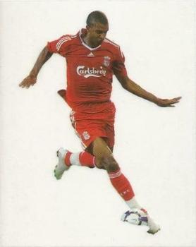 2009-10 Liverpool F.C. Official Sticker Collection #131 David Ngog Front