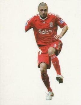 2009-10 Liverpool F.C. Official Sticker Collection #162 Andrea Dossena Front