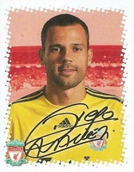 2009-10 Liverpool F.C. Official Sticker Collection #163 Diego Cavalieri Front