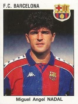 1993-94 Panini Fútbol Estrellas de la Liga #78 Miguel Angel Nadal Front