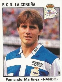 1993-94 Panini Fútbol Estrellas de la Liga #113 Fernando Martinez 'Nando' Front