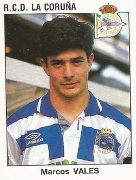 1993-94 Panini Fútbol Estrellas de la Liga #114 Marcos Vales Front