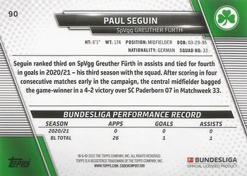 2021-22 Topps Bundesliga #90 Paul Seguin Back