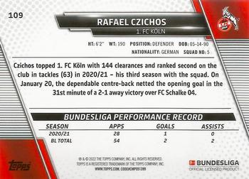 2021-22 Topps Bundesliga #109 Rafael Czichos Back