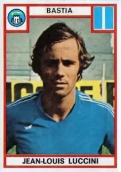 1975-76 Panini Football 76 (France) #25 Jean-Louis Luccini Front
