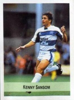 1990-91 The Sun Soccer Stickers #203 Kenny Sansom Front