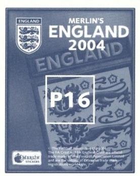 2004 Merlin England #P16 Holland Back