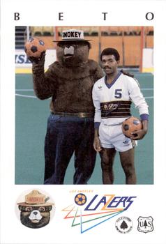 1984-85 Los Angeles Lazers Smokey #3 Roberto Dos Santos Front