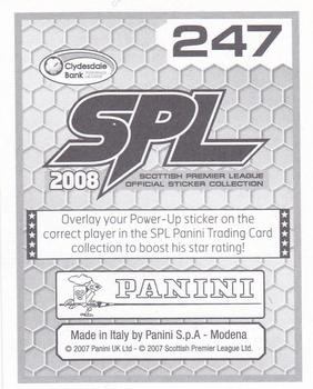 2008 Panini SPL Stickers #247 Guillaume Beuzelin Back