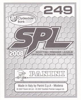 2008 Panini SPL Stickers #249 Thierry Gathuessi Back