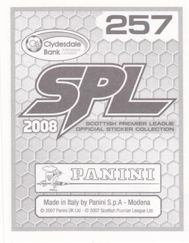 2008 Panini SPL Stickers #257 Alan O'Brien Back
