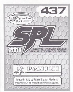 2008 Panini SPL Stickers #437 Abdessalam Benjelloun Back
