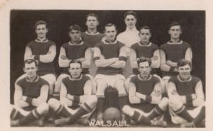 1922-23 Pluck Famous Football Teams #25 Walsall Front