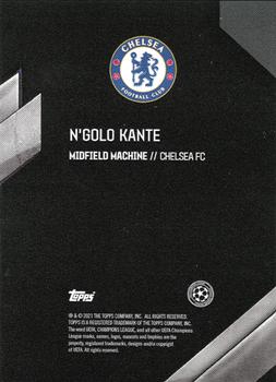 2021 Topps Weston McKennie Curated Champions League - Blue #NNO N’Golo Kante Back