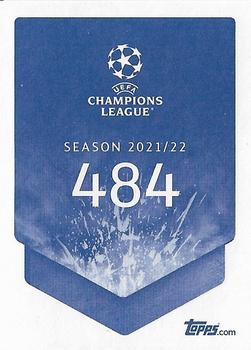 2021-22 Topps UEFA Champions League Sticker Collection #484 David von Ballmoos Back