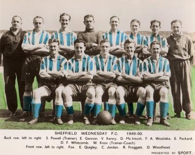 1949-50 Sport magazine Team Picture Books #NNO Sheffield Wednesday Front