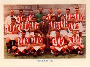 1938 Shermans Pools Searchlight on Famous Teams #NNO Stoke City Front