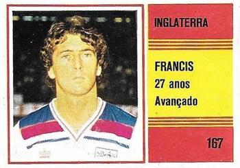 1982 Sorcácius XII Campeonato do Mundo do Futebol #167 Trevor Francis Front