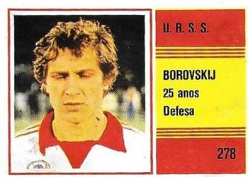 1982 Sorcácius XII Campeonato do Mundo do Futebol #278 Sergei Borovsky Front