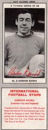 1967-68 Ty-Phoo International Football Stars Series 1 (Packet) #2 Gordon Banks Front