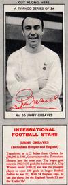 1967-68 Ty-Phoo International Football Stars Series 1 (Packet) #10 Jimmy Greaves Front