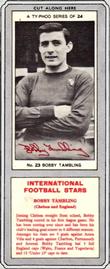 1967-68 Ty-Phoo International Football Stars Series 1 (Packet) #23 Bobby Tambling Front