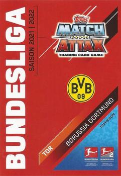 2021-22 Topps Match Attax Bundesliga - XMAS Cards #XMAS14 Gregor Kobel Back