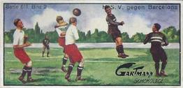 1925 Gartmann Chocolate (Series 611) Snapshots from Football #2 H.S.V. against Barcelona Front