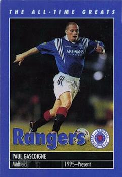 1998 Carlton Books Glasgow Rangers The All-Time Greats #NNO Paul Gascoigne Front