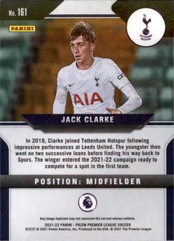 2021-22 Panini Prizm Premier League #161 Jack Clarke Back