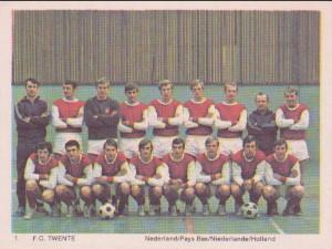 1969-70 Monty Gum International Football Teams #1 Twente Enschede Front