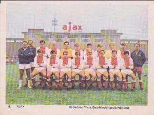 1969-70 Monty Gum International Football Teams #4 Ajax Amsterdam Front