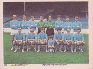 1969-70 Monty Gum International Football Teams #39 Manchester City Front