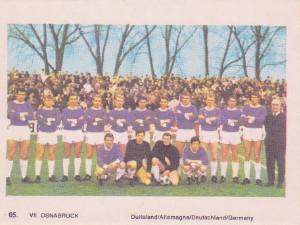 1969-70 Monty Gum International Football Teams #65 VfL Osnabruck Front