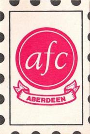 1971-72 A&BC Footballers (Scottish, Purple backs) - Football Club Crests #NNO Aberdeen Front
