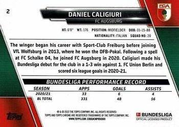 2021-22 Topps Chrome Bundesliga #2 Daniel Caligiuri Back