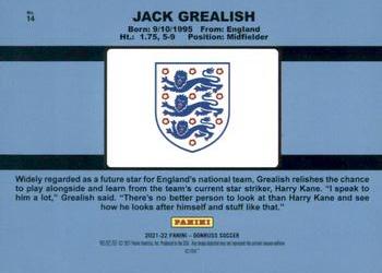 2021-22 Donruss - 1991 Donruss Tribute #14 Jack Grealish Back