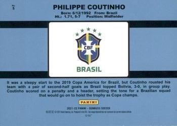 2021-22 Donruss - 1991 Donruss Tribute Press Proof #5 Philippe Coutinho Back