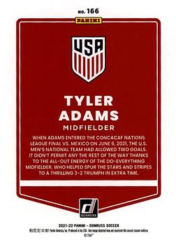2021-22 Donruss - Press Proof Gold #166 Tyler Adams Back