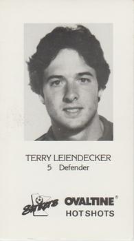 1984-85 Ovaltine Minnesota Strikers (MISL) #NNO Terry Leiendecker Front