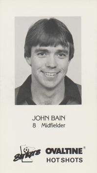 1984-85 Ovaltine Minnesota Strikers (MISL) #NNO John Bain Front