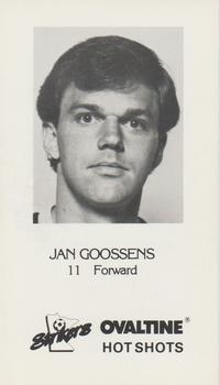 1984-85 Ovaltine Minnesota Strikers (MISL) #NNO Jan Goossens Front